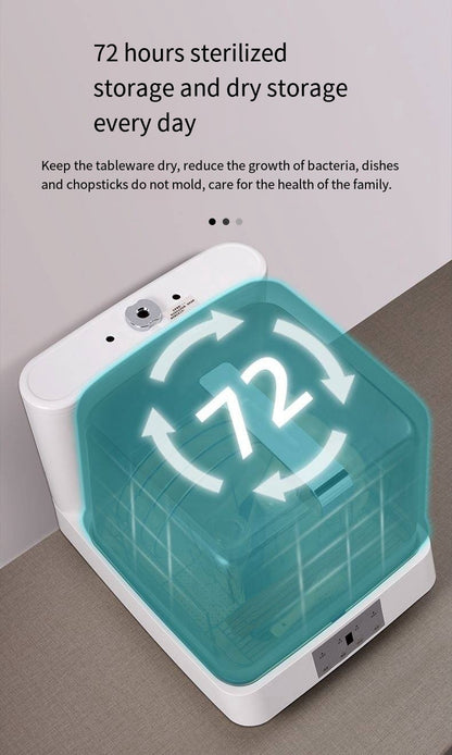 Mini Dishwasher Portable Countertop Washing Machine Automatic Smart Desktop Cleaner for Home Kitchen Glass High Temperature