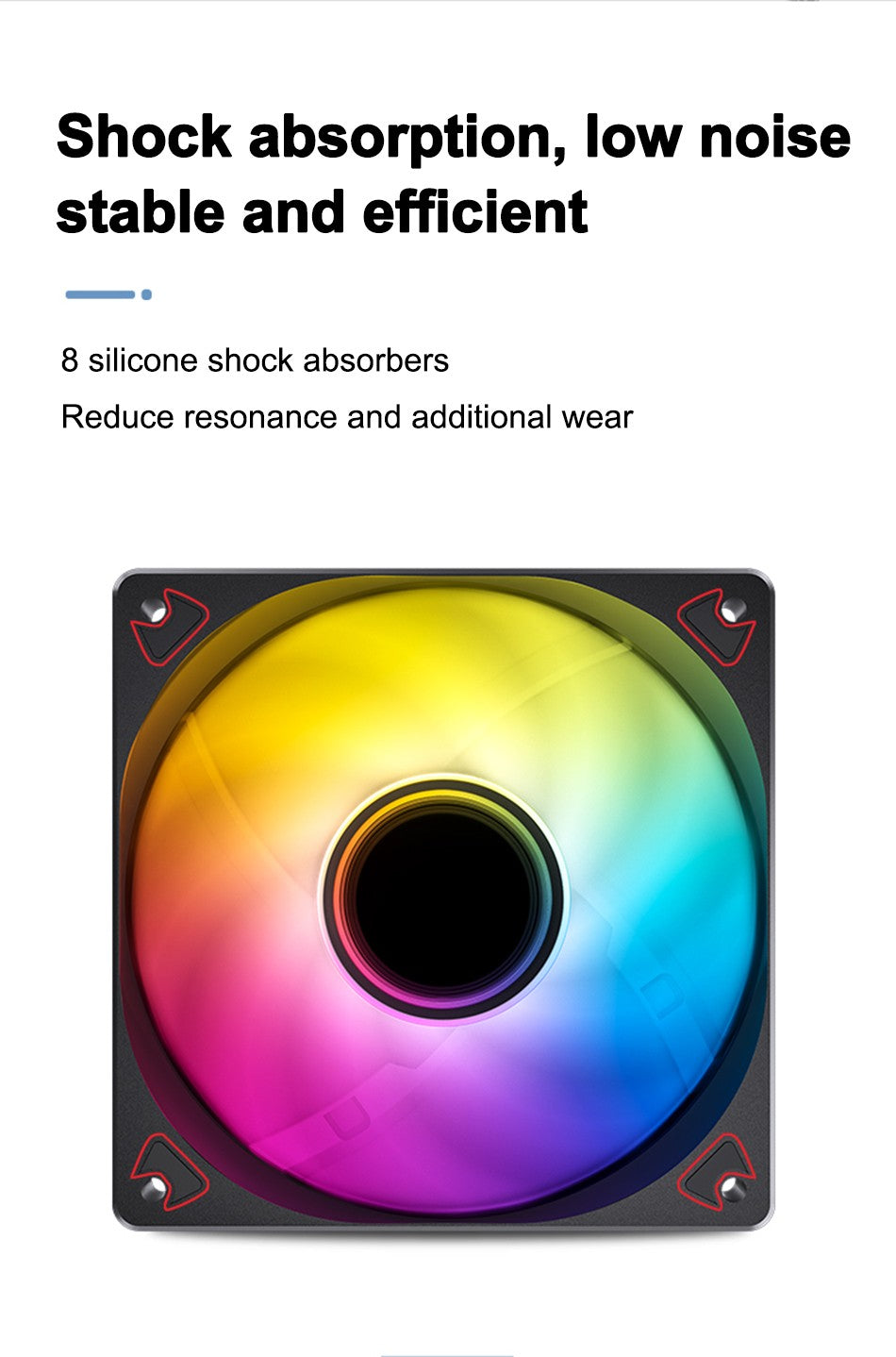 JONSBO SL-120 White/Black 120mm Case Fan 5V 3PIN ARGB Silent CPU Cooler Fan 4PIN PWM Serializable Reverse Fan