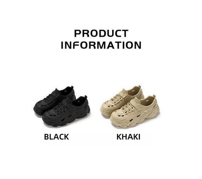 Summer Men's Super Light Sandals Waterproof Sneakers Slip On EVA Thick Sole Slides Fishing Driving Outdoor Jogging Flat Shoes