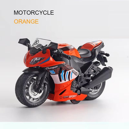 Modelo de Moto Kawasaki Escala 1:12 Miniatura em Liga Leve Brinquedo Carro Som Luz Pneus de Borracha Motocicletas Veículo Presente Perfeito para Meninos