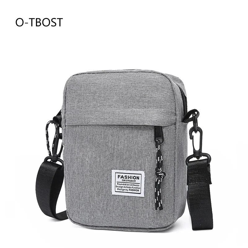 Men's Satchel Fashion Oxford Cloth Shoulder Bag Men's Casual Diagonal Crossover Fashion Hand Machine Small Square Bag