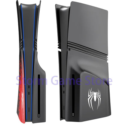 For P5 Pro/Slim Limited Edition Spider Faceplate Cover Compatible with P 5 PRO/Slim Disc Version Console Cover Accessories
