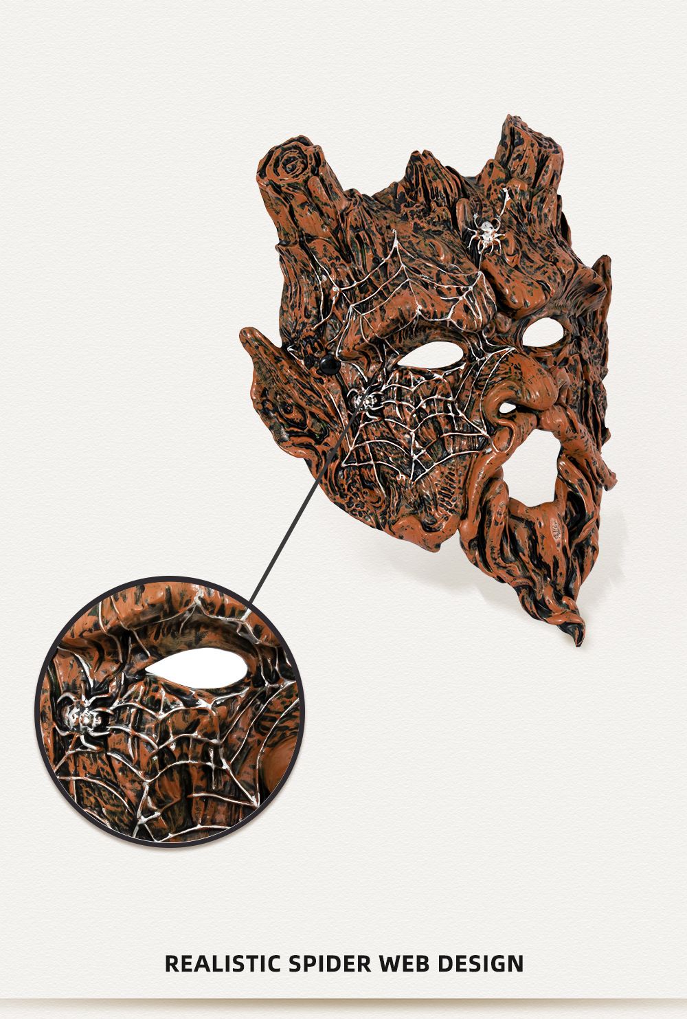 Tree Spirit Mask Scary Forest Spirit Mask Tree Ghost Halloween Cosplay Masquerade Carnival Costume Prop Bosgeest Masker