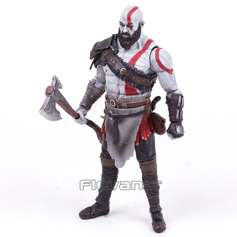 NECA God of War 2018 Kratos & Atreus Ultimate PVC Action Figure Modelo Colecionável Brinquedo 2-pack