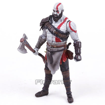 NECA God of War 2018 Kratos & Atreus Ultimate PVC Action Figure Modelo Colecionável Brinquedo 2-pack