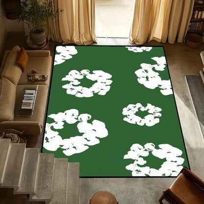 MINISO small T-Tears carpet Anti-Slip Kitchen Bedroom fashion D-Denim Handmade Tufted Rug Luxury Living Room Entrance Decoration