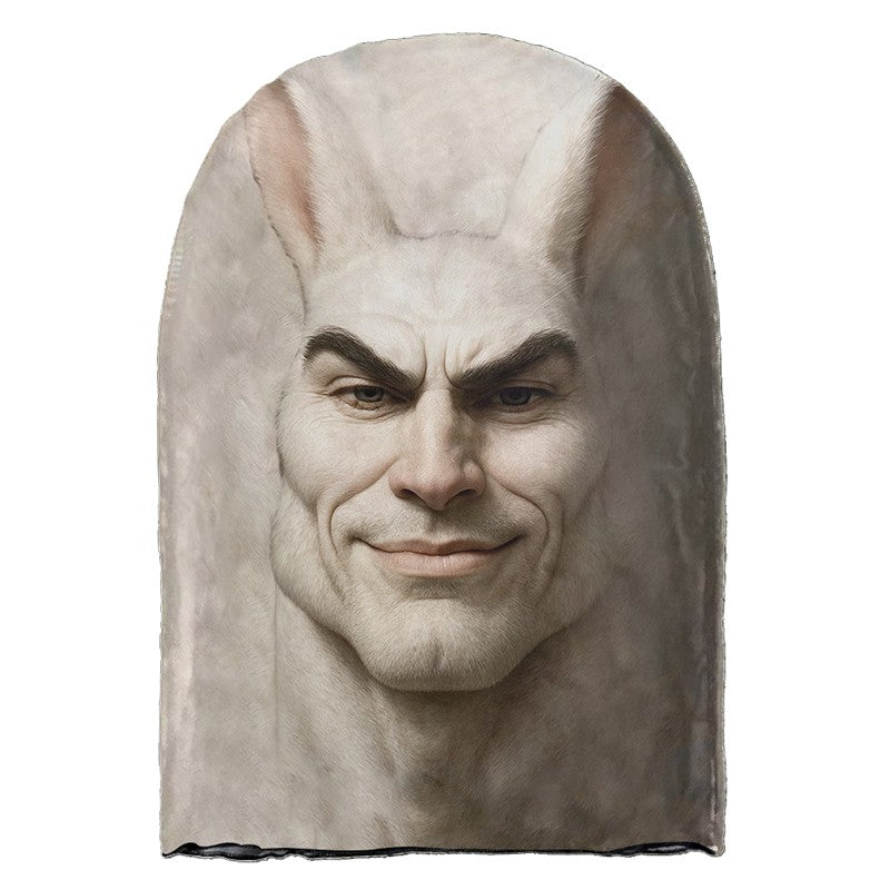 Halloween 3D Printed Elastic Mesh Headgear Bully Dog Cat Animal Mask Breathable Full Face Mask for Carnival Party Cosplay