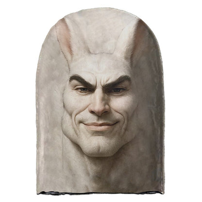 Halloween 3D Printed Elastic Mesh Headgear Bully Dog Cat Animal Mask Breathable Full Face Mask for Carnival Party Cosplay