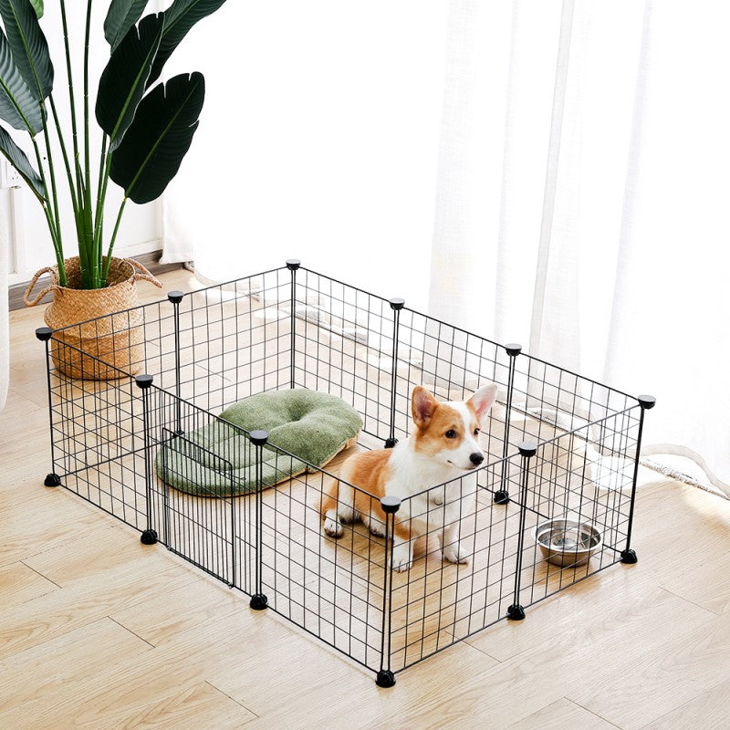 Gaiola DIY para Gatos de Estimação Grande Casa Interior Grande Exterior Casa Grande para Gatos Vila Multi Porta e Janela Dobrável Destacável Casa Grande