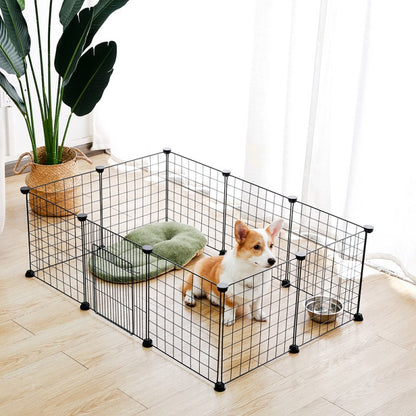 Gaiola DIY para Gatos de Estimação Grande Casa Interior Grande Exterior Casa Grande para Gatos Vila Multi Porta e Janela Dobrável Destacável Casa Grande