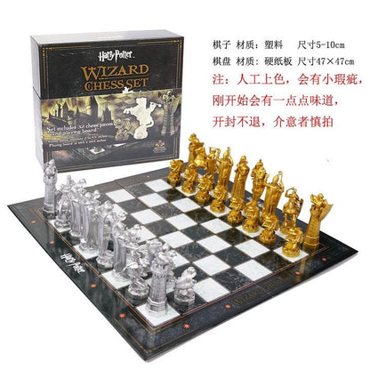 Harry Potter Xadrez Mágico Bonecos de Ação Jogos de Mesa Ternurins Xadrez Chinês Internacional Presente de Natal Brinquedos de Crianças