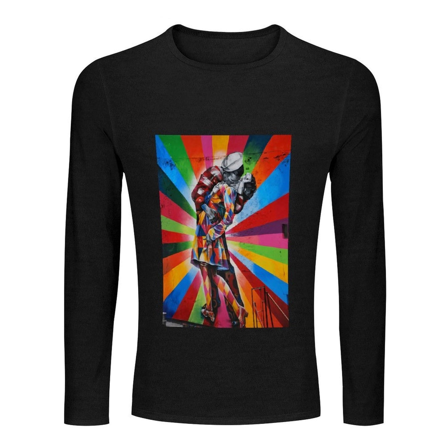 Famous Kiss Long T-Shirt plain t-shirt tees funny t shirts boys animal print shirt black t shirts for men