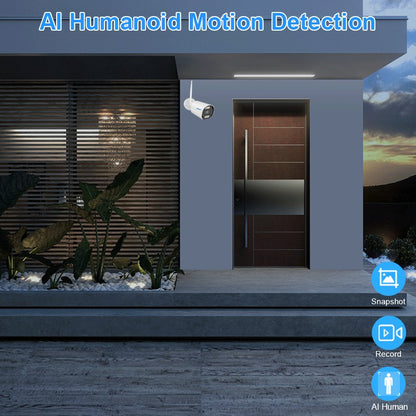 Smar Outdoor IP Wifi 3MP Survalance Camera for Wifi CCTV System Kit Human Detection Night Vision Video Cam ICSEE Two Way Audio