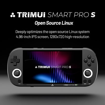 TRIMUI Smart Pro S Handheld Game Players Consoles 4.96'' IPS Screen 5000mAh Linux System Emulator Portable Console Retro Video