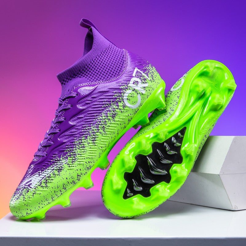 New Men Football Boots Sneakers High-top Non-Slip Futsal High-quality Soccer Shoes Cleats Grass Match Indoor Hot-selling FG/TF