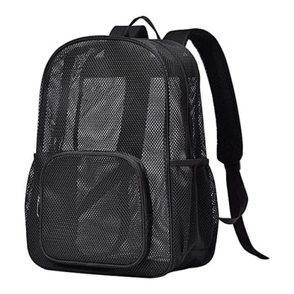 Women's Mesh Breathable Backpack Portable Hollow Casual Outdoor Travel Storage Bag