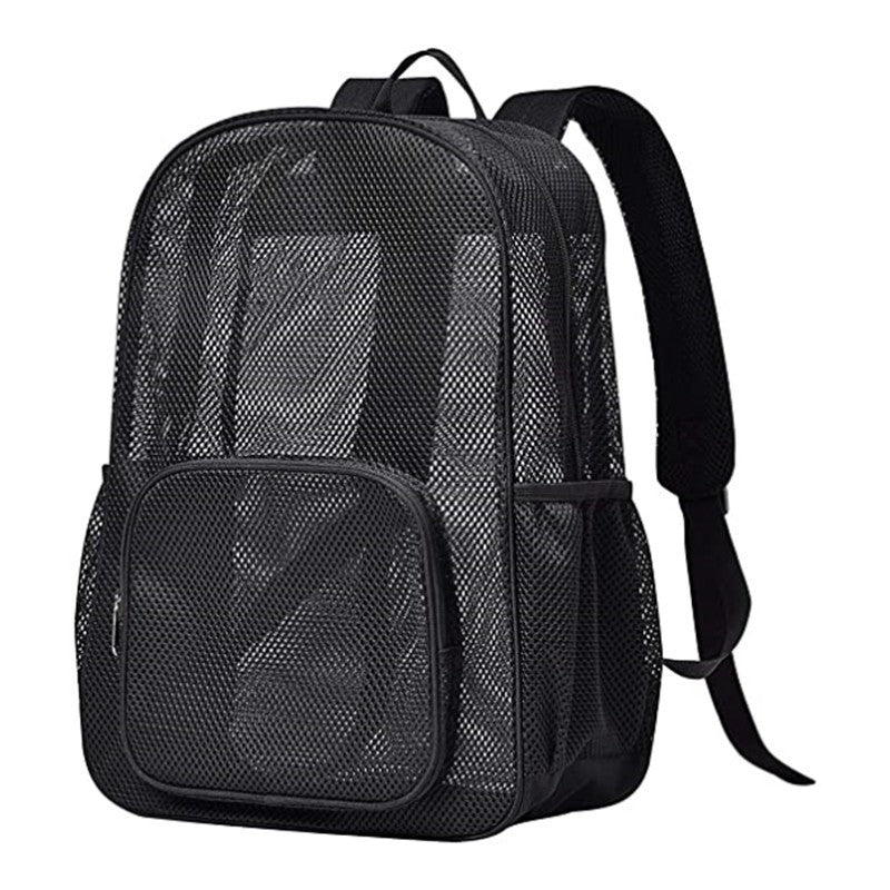 Women's Mesh Breathable Backpack Portable Hollow Casual Outdoor Travel Storage Bag