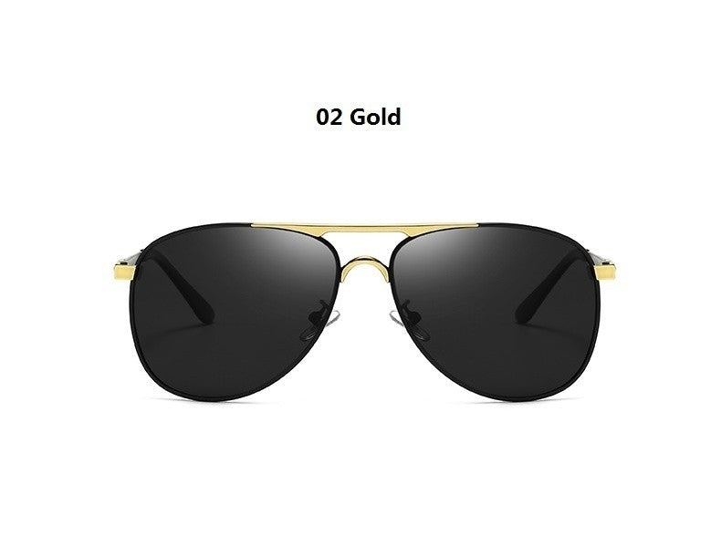 Luxury Pilot Polarized Sunglasses Men Women Driving Fishing Retro Sun Glasses Brand Designer Male Metal Sunglasses For Man UV400