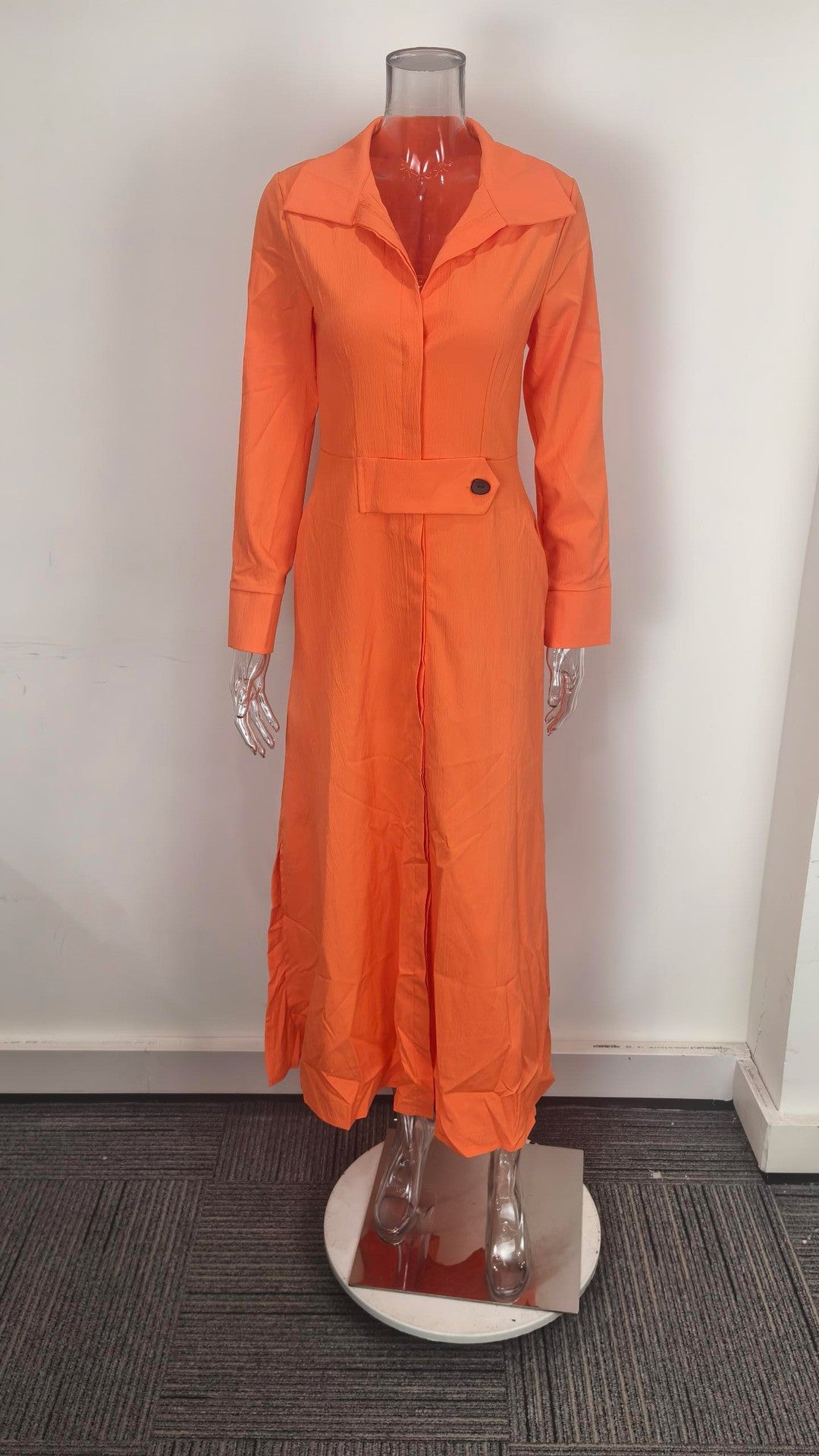 Fashion Spring Overalls Sundress Women 2025 Autumn Dress Casual Elegant longSleeve Baggy Work Vestidos Kaftan Maxi Long Dress