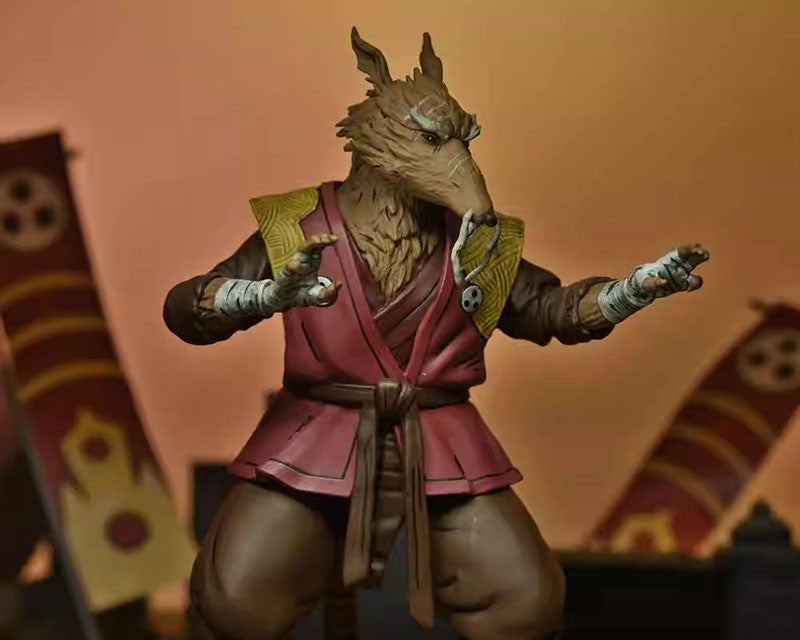 Original NECA 54351 The Last Ronin Figura de Ação Ultimate Splinter Colecionável de 7 polegadas