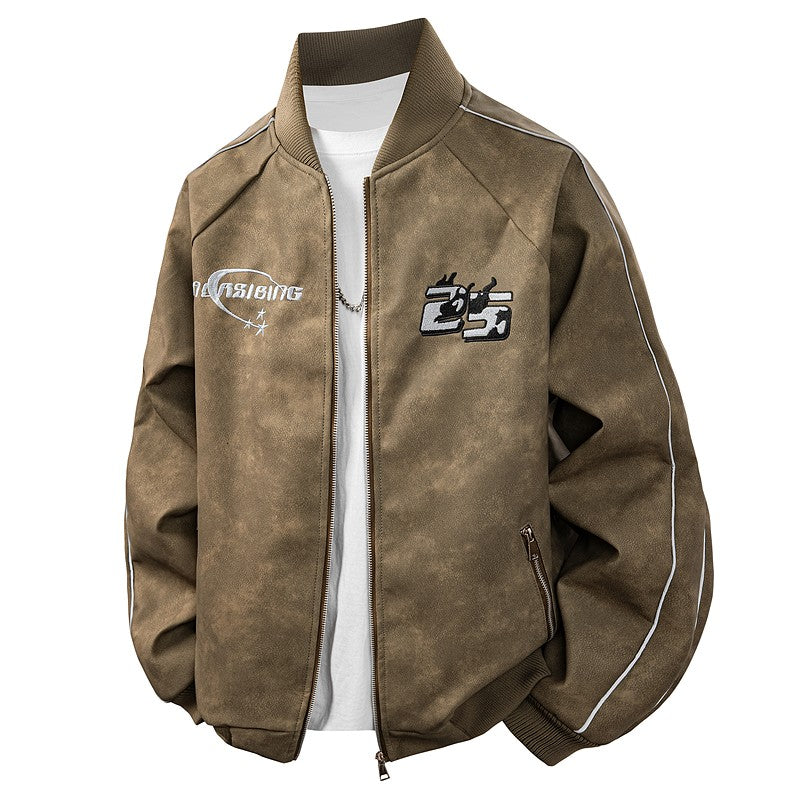 Leather Jacket Men Suede Coats Black Oversized 6XL 7XL 8XL Plus Size Street Motorcycle Autumn Hip Hop Brand Waterproof Autumn