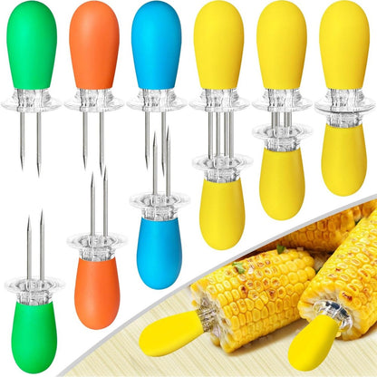 Heat-Resistant Corn Forks, Exquisite Design Barbecue Sausage Tools, Durable BBQ Accessories for Grilling & Cooking