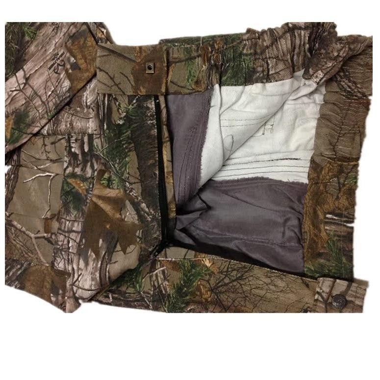 Fashion Men Pants Large Size Cotton Breathable Bionic Camouflage Trousers Outdoor Hiking Fishing Jungle Hunting Long Bottoms