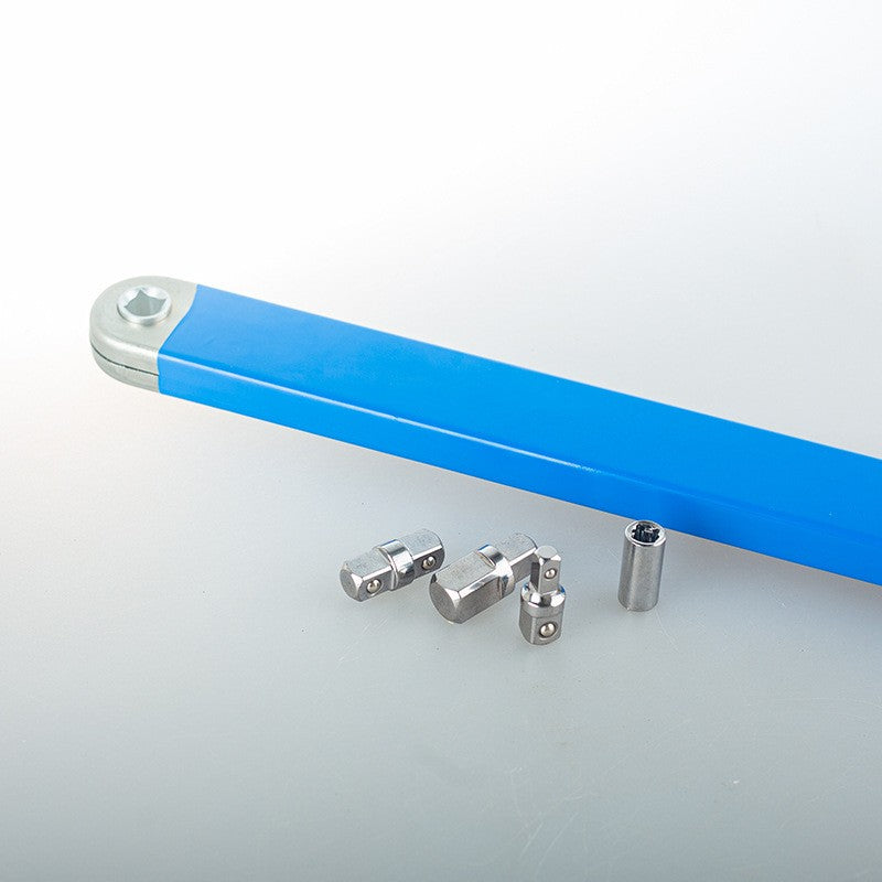 Chave Catraca de Extensão Longa Rotativa Torque Soquete de Impacto Grande Chave Inglesa Espaços Apertados Ferramentas Automotivas 1/2", 1/4" e 3/8