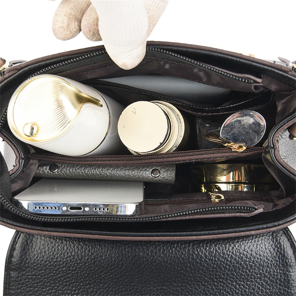 Genuine Brand Purses and Handbags Crossbody Luxury Designers High Quality Leather Fashion Messenger Shoulder Bags Tote Cover Sac