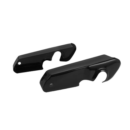Par de Suportes de Para-lama Traseiro Curto Preto Brilhante para Motocicleta, Suportes de Sinal de Seta para Harley Sportster XL883 1200 04-Up