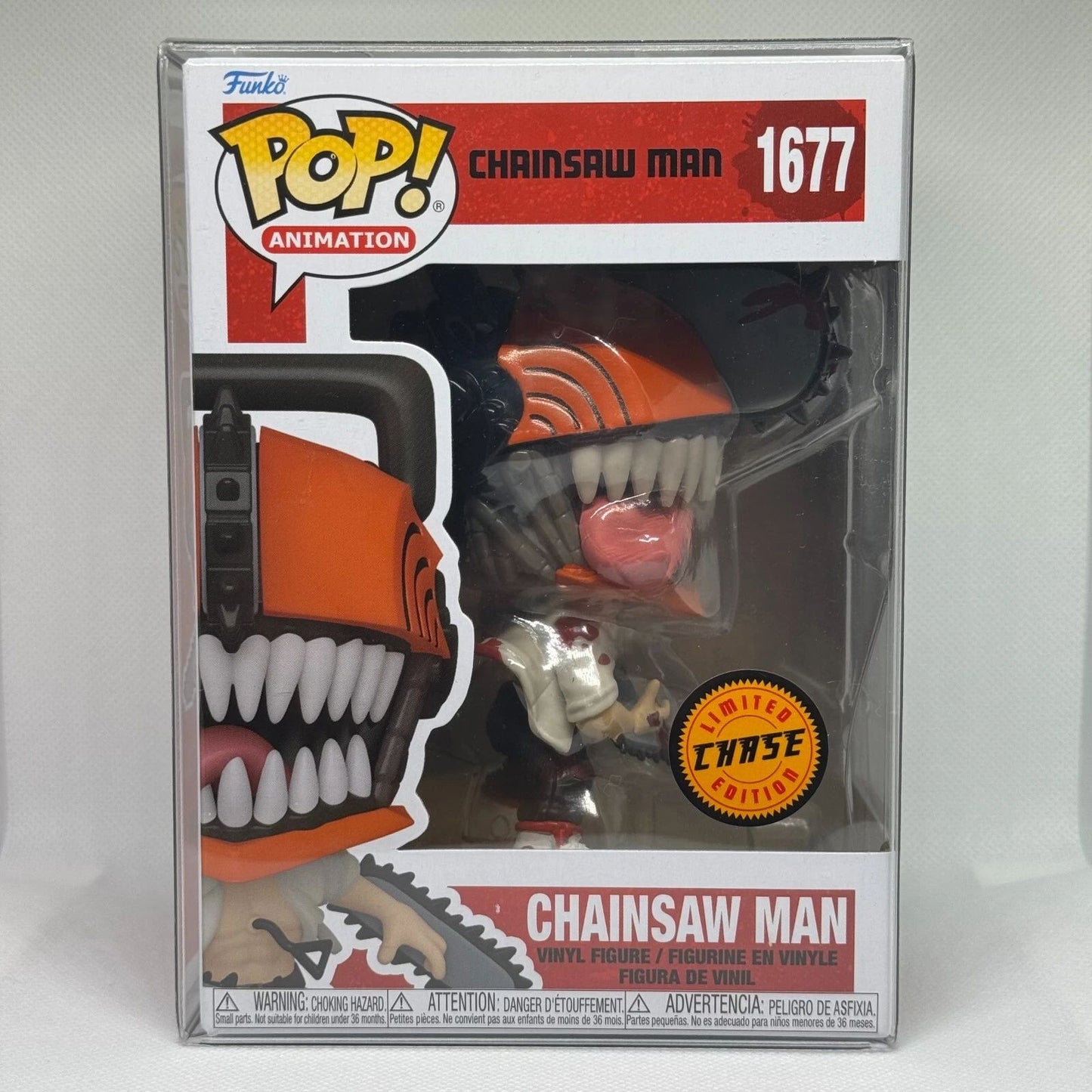 Chainsaw Man (Variantes de Perseguição)#1677 Bonecos Funko Pop Oficial Genuíno Edição Limitada Colecione Bonecos Presente para Fãs de Chainsaw Man