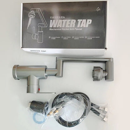 Torneira Inteligente para Banheiro Cozinha 1080° Giratória Multifuncional à Prova de Respingos Misturador de Bancada Quente e Fria Acessório