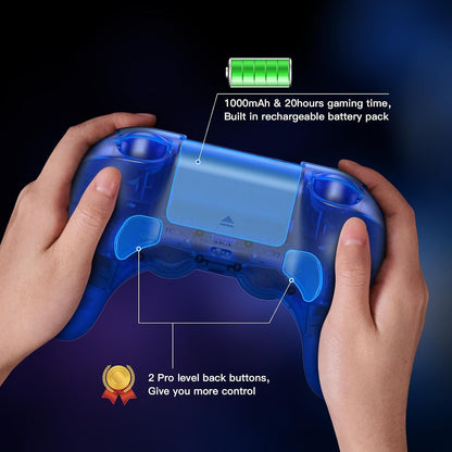 8BitDo Pro 2 Bluetooth Controller Gamepad For Nintendo Switch 2 PC,Window 10/11,Android,Steam Deck Hall Effect Joystick wireless