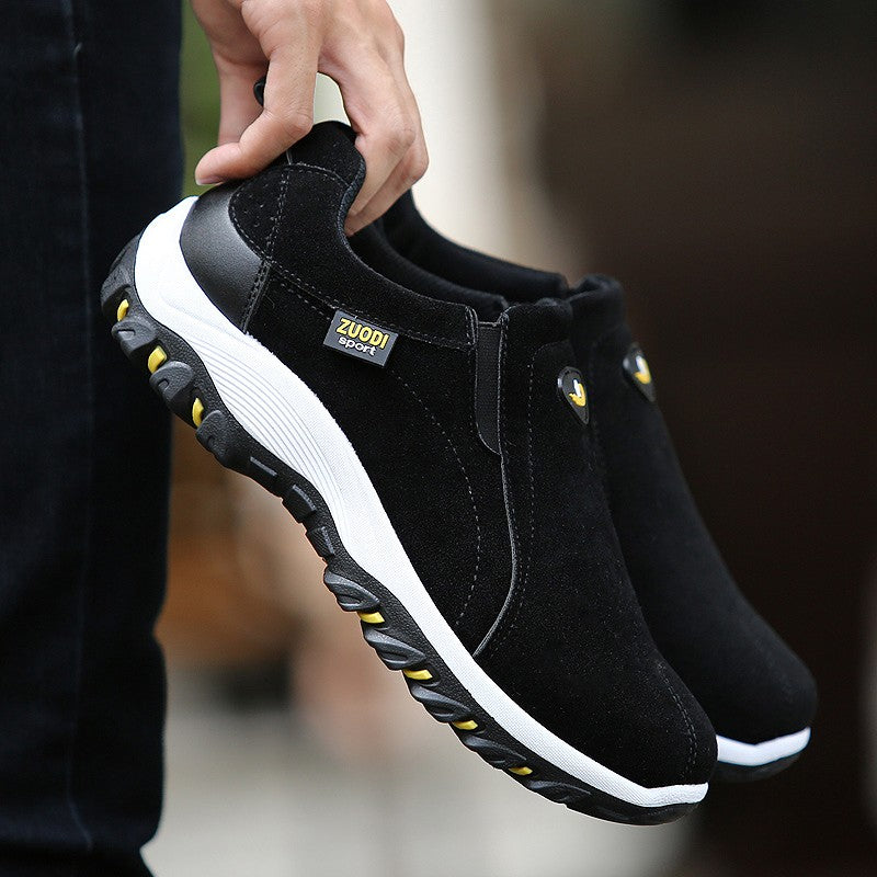Novos Tênis Casuais Masculinos Ultraleves para Exterior Sapatos Casuais Masculinos de Tamanho Grande Design de Peça Única para Calçar Rápido e Fácil