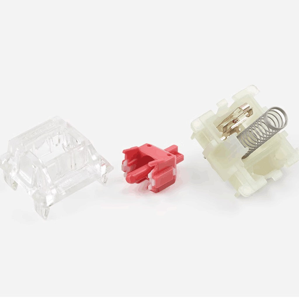 Teclas originais NOVAS Cherry MX para teclado mecânico prateadas vermelhas pretas azuis marrons lineares táteis Cherry Clear SMD RGB