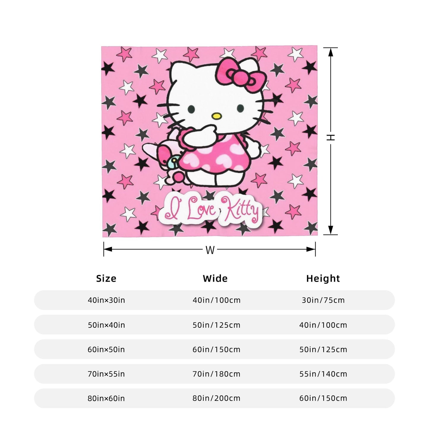 Hello Kitty Passeia de Bicicleta Pelúcia Cobertores Ótimas Mantas para Sofá Cama Sala de Estar 150*125cm Colcha