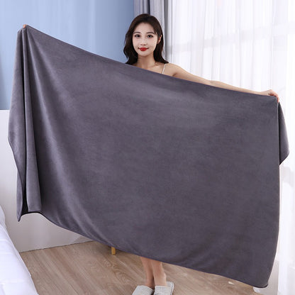 Towel Thickened Microfiber Absorbent High-density Coral Fleece Towel Quick Dry Clean Face Soft Absorbent bath towel