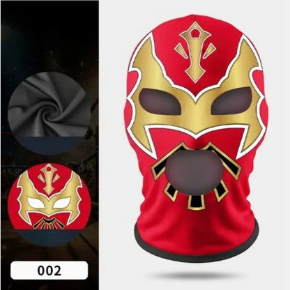 @ Mask Elastic Milk Silk Mask Lycra Fabric Print Halloween Party Dress Up Costume Party MaskBoxing Mask Wrestling
