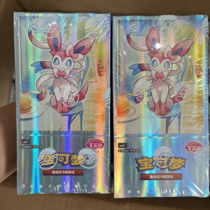 100% Original Pacote de Gemas Pokemon Vol3 Edição Cartas Anime Pokemon PTCG Bolsa de Gemas 2 Cartas Colecionáveis Brinquedo Presente de Aniversário Social