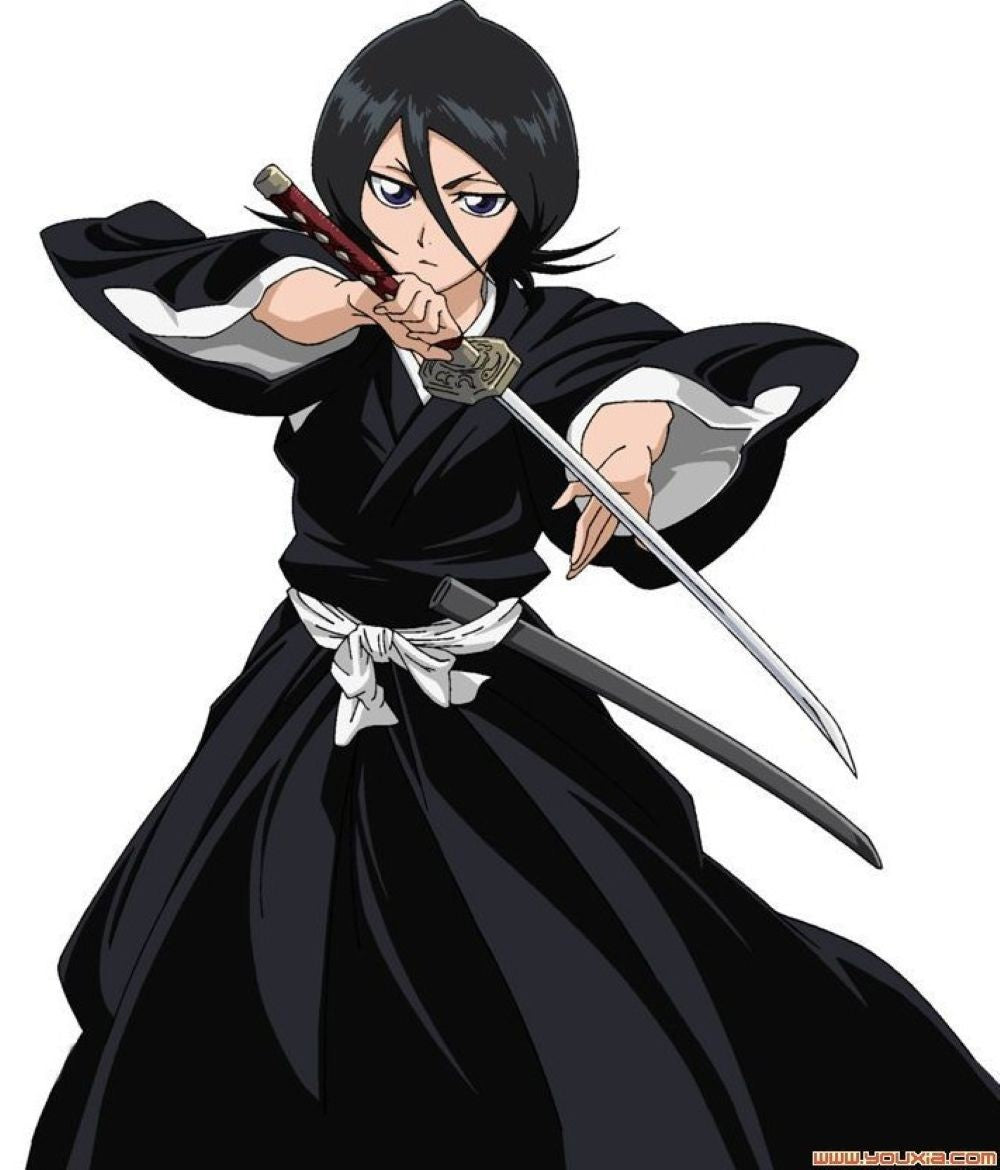 Bleach/Rukia Kuchiki Outfit COS Costume Japanese Anime Kimono Cosplay Costume