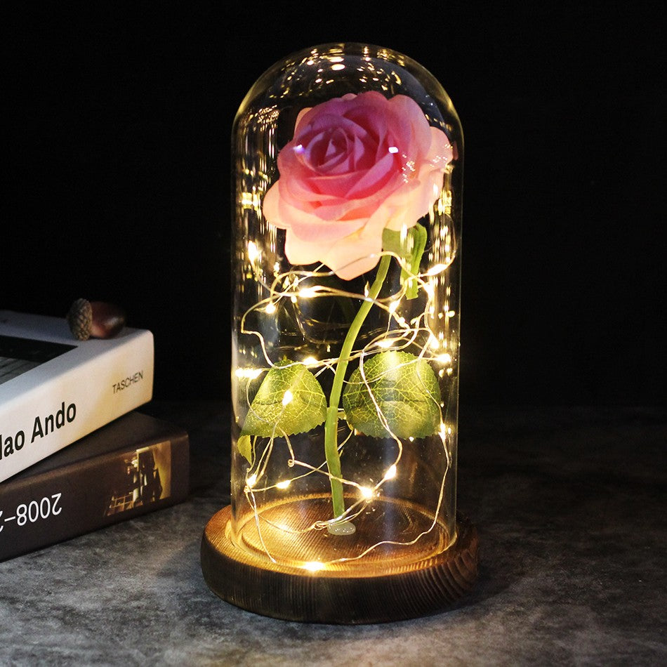 2026 Drop shipping Galaxy Rose Artificial Flowers Beauty and the Beast Rose Wedding Decor Creative Valentine's Day Mother's Gift