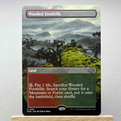MH3 MH2 HOLO10-03 TCG Cartas Mágicas para Proxy de Jogo Caseiro terreno de busca Marsh Flats a Arid Mesa Misty Rainforest gathering