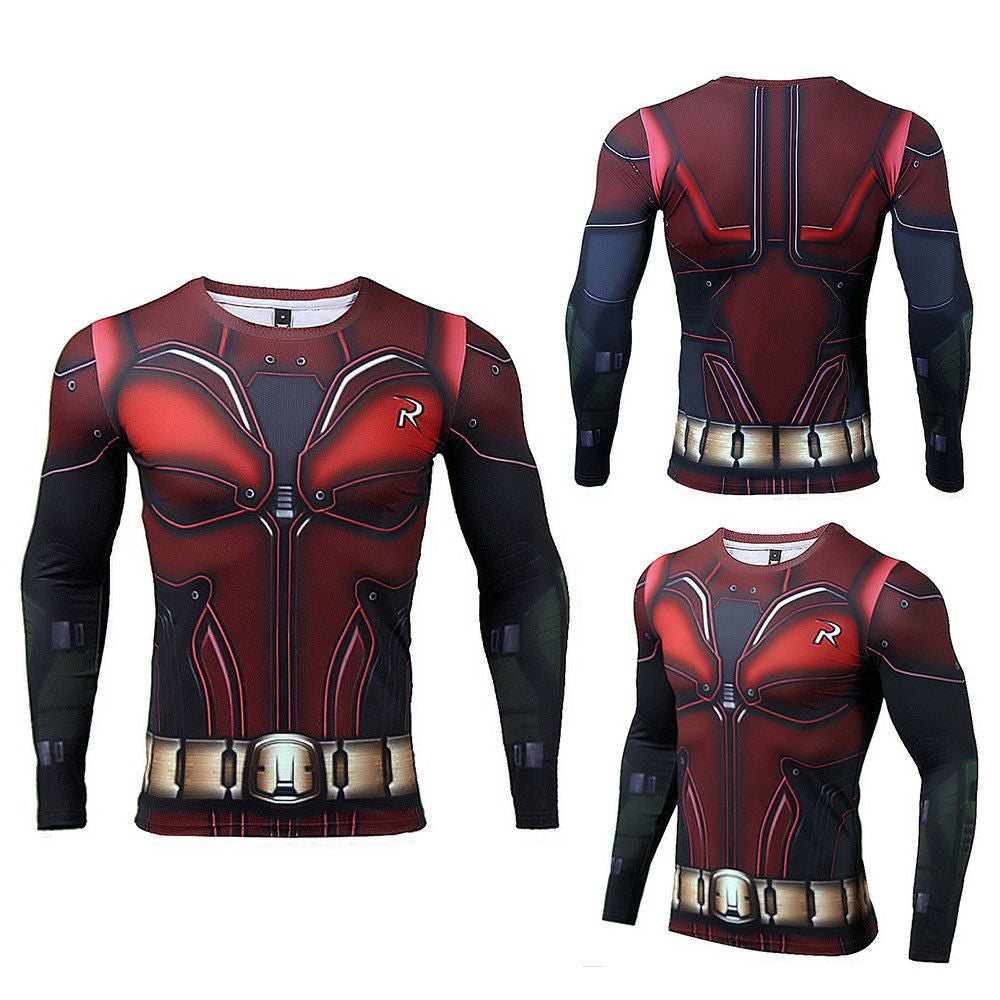 2024 Comfortable THOR 3D Printed T shirts Men Compression Shirt Hero Cosplay Long Sleeve Tops Gym Fitness BodyBuilding Clothes