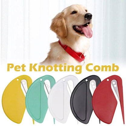 Novo Pente para Cães e Gatos, Pente Desatador de Nós para Animais de Estimação, Pente para Remover Pelos Soltos e Tosar, Escova para Gatos