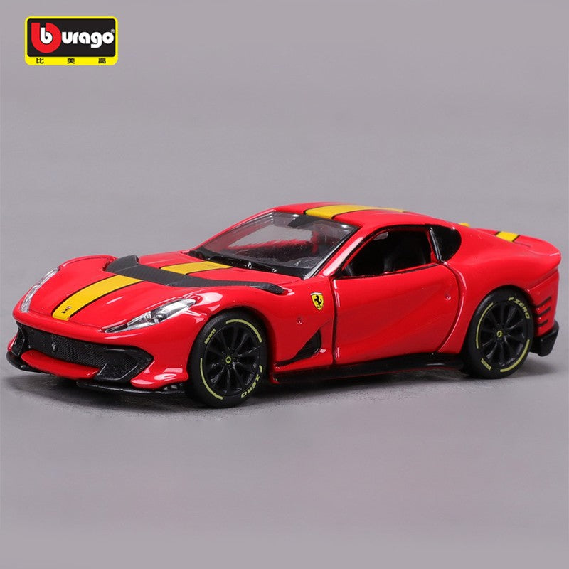 Novidade em estoque Maisto 1:64 Ferrari 812 Competizione Sp3 296-Gtb Brinquedo Colecionável Personalizado Die-Cast Liga Miniatura Modelo de Carro Presentes