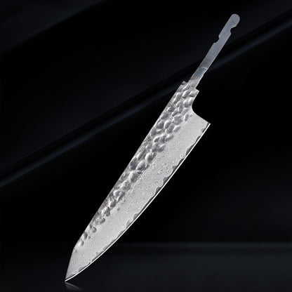 TURWHO Lâmina Crua de Faca de Chef Japonesa Aço Damasco Forjado à Mão DIY VG10 Kit de Facas de Cozinha Ferramentas para Fazer Facas Sem Cabo