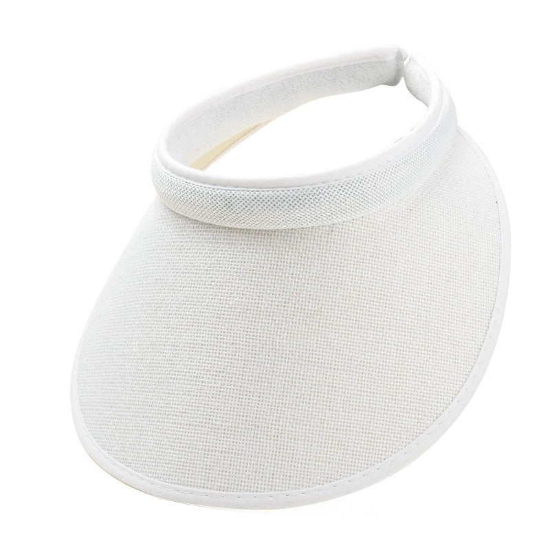 Fashion Summer Empty Top Sun Hat Women's Casual Adjustable Sun Visor Caps Girls Boy Outdoor Sea Beach Trip Cap Casquette