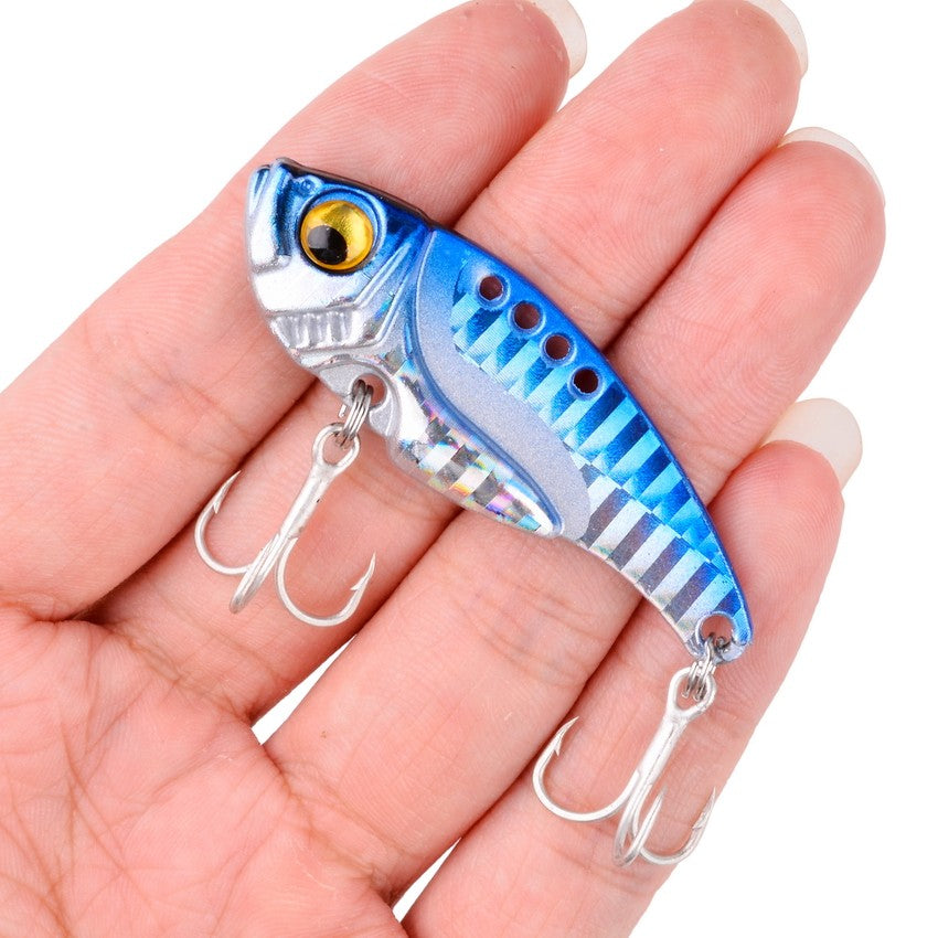 9 Peças Isca de Pesca Inverno Metal VIB Spinner Colher 3g 7g 10g 15g 20g Jigs Vibração Iscas Artificiais Truta Baixo Pesca Tackle