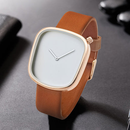 TOMI Watch Minimalist Men's Square Fashion Ultra thin Watch Minimalist Women's High Quality Elegant Quartz Watch Clock Gift