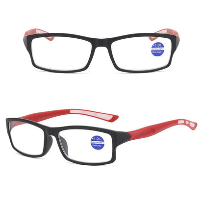 Sport Men Reading Glasses Ultralight Anti-blue Light Presbyopia Eyeglasses Women Men Far Sight Optical Eyewear Diopters +100+400